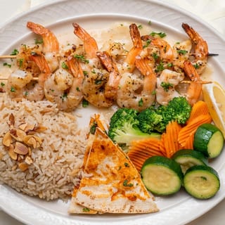 Shrimp Kebab Plate